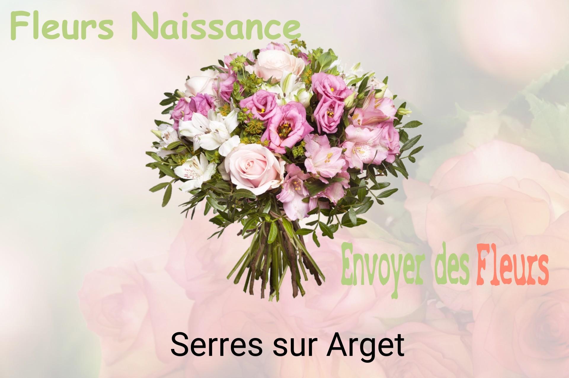 Bouquet de fleurs de naissance livré à Serres-sur-Arget